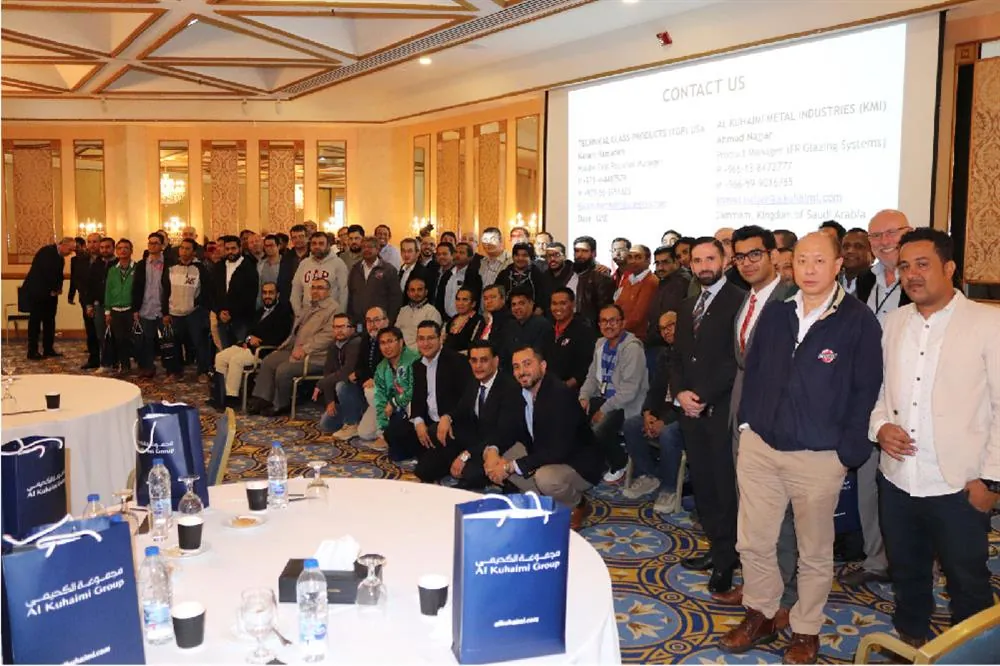 KMI & TGP Organized Fire Rated Glazing Systems Seminar for Royal Commission , Bechtel and K & A at Intercontinental Hotel-Jubail