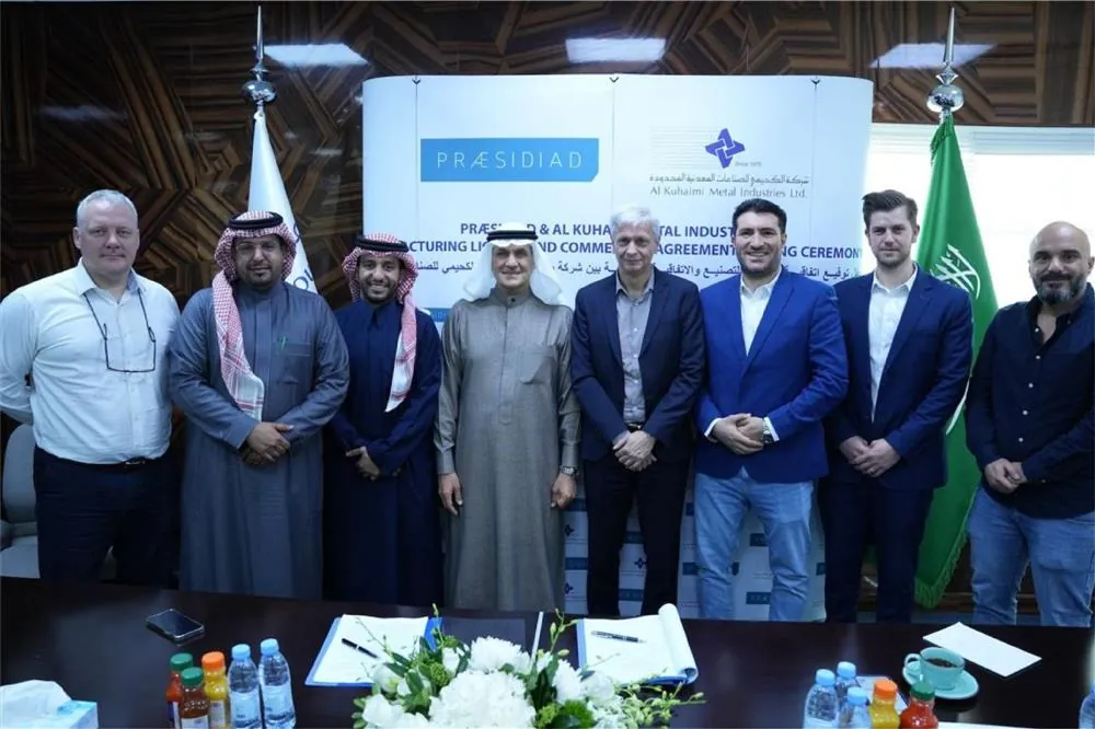 Al Kuhaimi Metal Industries & PRÆSIDIAD Announced Manufacturing License and Commercial Agreement During World Defense Show.
